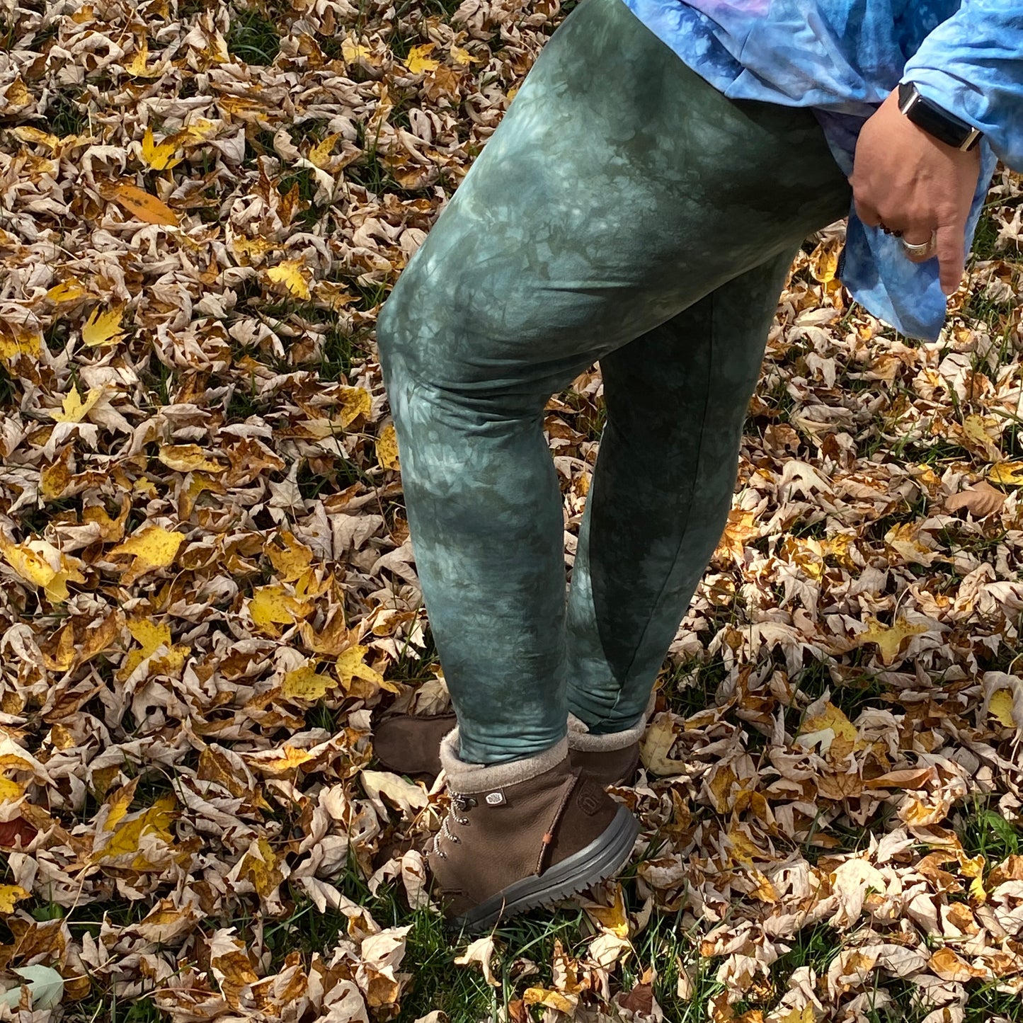 Ilex Leggings, Forest Green