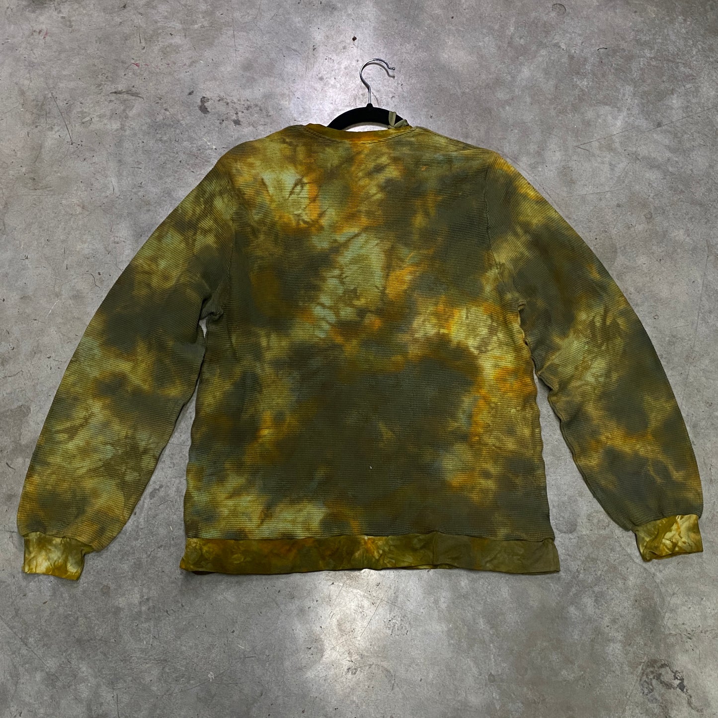 Corvus Sweater in Waffle Knit, Loden