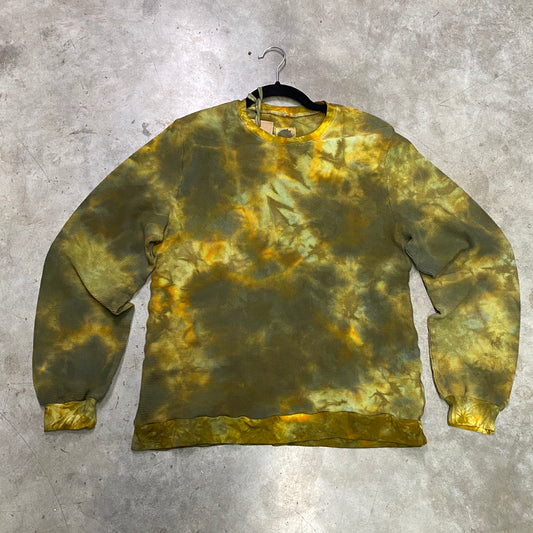 Corvus Sweater in Waffle Knit, Loden