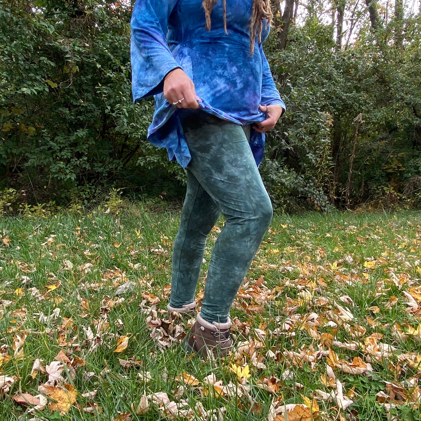 Ilex Leggings, Forest Green