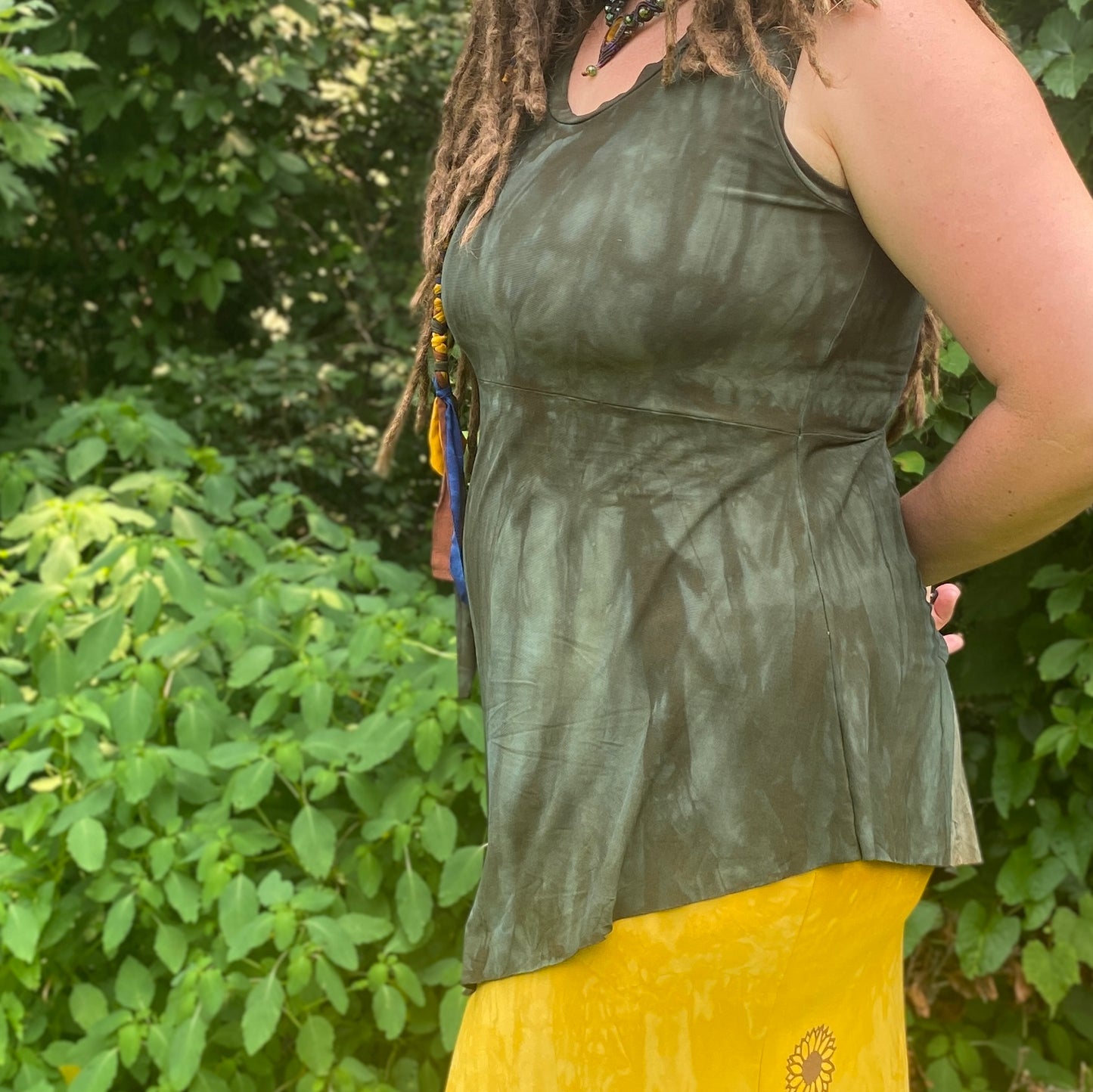 Sagitta Summer Tunic in Granny’s Green