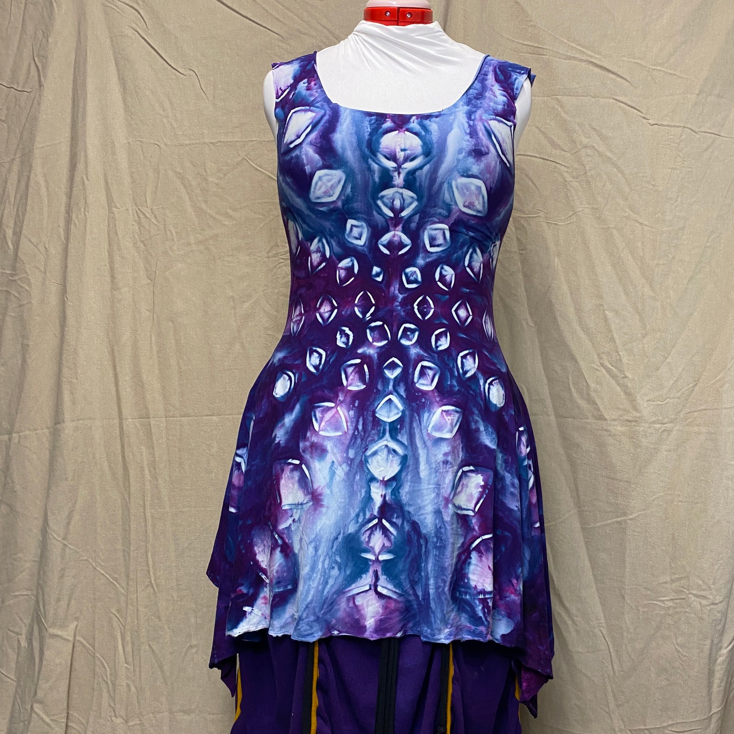 MTO- Aquarius Dress with Melted Mandala Design